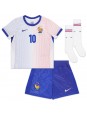 Frankrike Kylian Mbappe #10 Replika Borta Kläder Barn EM 2024 Kortärmad (+ byxor)